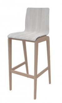 siège haut Adell - coque bois